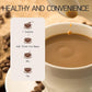 GANOHERB 7 in 1 Mushroom Coffee Mix, Instant Latte Coffee Blend Nootropic Cafe Complex with Reishi, Lion’s Mane, Chaga, Turkey Tail, Maitake, Cordyceps for Energy Focus Immune Boost (10 Servings)