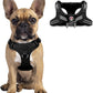 Dog Harness Step in Dog Vest Harness, Reflective Adjustable Puppy No Pull Harness Breathable Soft for Small and Medium Dogs Cats, Black, S