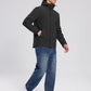 baleaf Men's Rain Jacket Waterproof Breathable Raincoat with Hood for Outdoor Hiking Traveling Cycling Windbreaker