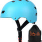 Bike Helmet 3 Sizes for Teenager Kids Youth Adults,Bavilk Skateboard Helmet Adjustable Multi-Sport Bicycle Cycling Scooter Roller Skate Inline Skating Rollerblading for Girls Boys Women Men Teen