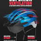 VICTGOAL Bike Helmet for Men Women with Led Light Detachable Magnetic Goggles Removable Sun Visor Mountain & Road Bicycle Helmets Adjustable Size Adult Cycling Helmets
