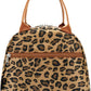 FlowFly Leopard Insulated Lunch Cooler Bag - Tote Organizer for Women/Men, Leopard