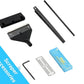 Algae Scraper for Glass Aquarium,Aquarium Razor Scraper with 10 Replaceable Blades,Aquarium Cleaning Tools.