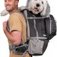 K9 Sport Sack Kolossus - X-Large, Black - The Big Dog Backpack - Ideal for Dogs 23-25” Long - Fully Adjustable Pet Carrier - Doubles as a Professional-Grade 60L Hiking Pack