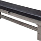 Hathaway Logan 7-ft Pool Table Combo Set with Benches - Rustic Gray with Blue Felt, Barnwood