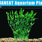 AQUANEAT Fish Tank Artificial Plants, Aquarium Plastic Seaweed Decorations, 23.5Inch Tall Fake Green Accessories, 10 Packs