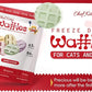 Freeze Dried Chicken Cat & Dog Waffle Treats - Made with Human Grade Chicken Breast & Liver - 5 Natural Flavors - Healthy, Tasty, Dry Food for Indoor Cats, Dogs - Inspected & Tested in USA
