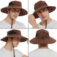EINSKEY Wide Brim Sun Hat, UPF 50+ UV Protection Waterproof Packable Bucket Hat for Men & Women, Fishing Hiking Beach Garden