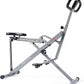 Sunny Health & Fitness Row-N-Ride Squat Machines for Home Glutes and Abs The Assist Trainer Workout Exercise Gym Butt Builder Equipment