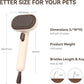 Aumuca Cat Brushes for Indoor Cats Dog Hair Brush for Shedding Long or Short Haired Cats Grooming Deshedding Brush for Dog Kitten Horse Massage Removes Loose Fur, Brown