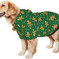 Green Christmas Gingerbread Men Candies Hoodie,Christmas Cosplay Dog Clothes with Pocket and Hat Winter Clothes Sweaters X-Small