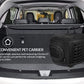 Collapsible Cat Carrier Hard, Travel Pet Carriers Bag for Small Dogs for Car Travel with Ventilation Guinea Pig 2 Small Cats Carrier Cage Dog Crate (Black)