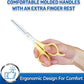 PET MAGASIN Dog Grooming Scissors Straight Thinning Yellow Stainless Steel Professional Grooming Shears for Dogs and Pets