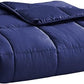 L'AGRATY Weighted Blanket - 48"x72" 20lbs Cooling Breathable Heavy Blanket Microfiber Material with Glass Beads for Adult All-Season Summer Fall Winter Soft Thick Comfort