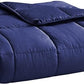 L'AGRATY Weighted Blanket - 60"x80" 22lbs Cooling Breathable Heavy Blanket Microfiber Material with Glass Beads Big Blanket for Adult All-season Summer Fall Winter Soft Thick Comfort Blanket
