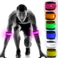 LOBKIN Safety Bracelets, LED Slap Armband Kids Walking at Night Safe LED Light Wrist Light Reflective Belt, Magic Band Running Lights for Runners