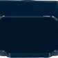 2 Pack of Extra Large Cat Litter Box (ABS Material), Low Entry Senior Litter Pen for Geriatric Kitty Big Cats, Jumbo Pet Safe Litter Boxes Tray for Indoor Pets Potty (Dark Blue, 24"L x 20"W)