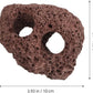 Housoutil Lava Rock Aquarium, 6PCS Aquarium Volcanic Stone Plant Fixer Ornaments, Double-Hole Fish Tank Rocks Ornament for Aquascaping, Fish Tank, Terrarium and Landscape Design