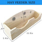 Hamiledyi Rabbit Hay Feeder, Bunny Hay Feeder Rack,Bunny Food Manger Wooden Hay Manger Rack Rabbit Hay Holder Feeders Grass Holder for Guinea Pig Chinchilla Hamster