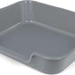 2 Pack of Extra Large Cat Litter Box (ABS Material), Low Entry Senior Litter Pen for Geriatric Kitty Big Cats, Jumbo Pet Safe Litter Boxes Tray for Indoor Pets Potty (Gray, 24" L x 20" W)