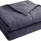 yescool Weighted Blanket for Adults (20 lbs, 48" x 72", Grey) Cooling Heavy Blanket for Sleeping Perfect for 140-160 lbs, Twin Size Breathable Blanket with Premium Glass Bead, Machine Washable