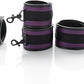 6pcs Black PU Adjustable Straps Sports Training Fitness Gear Home Yoga Set