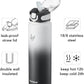 Enerbone 32 oz Insulated Water Bottle, Stainless Steel Bottle with Carrying Strap, Double-Wall Vacuum Insulation Design, Leakproof Sports Bottle with Straw, Keep Drinks Cold or Hot for Hours