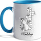 Customized Name Cat Lover Ceramic Mug Gift For Cat Mom/Dad/Family/Friends, Personalized Cats Coffee Mug 11 15Oz, Cute Cats White Accent Cup Gift For Birthday Christmas Thanksgiving, Animal Teacup