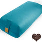 Organic Buckwheat Bolster (24X10.5X5.5 in) Supportive Rectangular Meditation Pillow 100% Cotton Cover Yoga Pillow