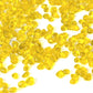1 Lb (460 g) Yellow Sea Glass Stones Irregular Rainbow Glass Pebble Decorative Rock Quartz Tumbled Gemstone Chips for Aquarium Decoration/Vase Filler/Jewelry Making/Handwork Craft/Gems Display