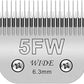 Wide Blades for Dog Grooming Blades Compatible with Andis Dog Clippers,5FW Dog Clipper Blades Compatible with Oster A5,Wahl km10 Dog Clippers for Horse Dog Cat Animals,Stainless-Steel Blade Sharp