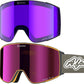 Ski Goggles Snow OTG Snowboard Goggles Magnetic Interchangeable Lens Frameless UV Protection Anti-fog mobile Skating