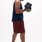 DEVOPS Men's 2-Pack Loose-Fit 10" Workout Gym Shorts with Pockets