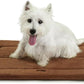 Made4Pets Dog Crate Pad Bed for Small Dogs, Washable & Reversible, Anti-Slip Kennel Mat for Cozy Sleeping, Soft Fluffy Dog Bed for Indoor & Outdoor Use, 24"x18", Brown