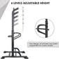 SogesHome Power Tower Pull Up Bar and Dip Stand,10 Adjustable Height Assistive Trainer Dip Station,Multi-Function Strength Training Fitness Workout Station for Home Gym Fitness Equipment (Black)