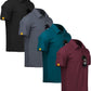 ZITY 4 Pack Mens Polo Shirt Short Sleeve Sports Golf Tennis T-Shirt Athletic Collared Tactical Shirts