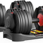 Adjustable Dumbbells 25/52.5 lbs, 9/15 in - Adjustable Weight Dumbbell Set for Full Body Exercise Training Fitness Workout in Home Gym