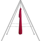 VEVOR Aerial Yoga Frame, 9.67 ft Height Swing Stand, Max 551.15 lbs Load Chrome-Plated Steel Pipe Inversion Yoga Rig for Indoor Outdoor Use