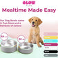 Grey Dog Double Wall Stainless Steel Pet Bowl, Vacuum Insulated, Non Skid, 64 oz