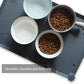 Hoki Found L Silicone Pet Food Mats - Non Slip Pet Dog Cat Bowl Mats - Gray