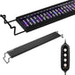 GLOWRIUM Aquarium Light, LED Freshwater Fish Tank Light with Timer, Full Spectrum Planted Aquarium Grow Lights with Daylight/Moonlight Mode, Brightness Adjustable, Auto On/Off (24-29 in)