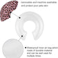 CuteBone Inflatable Dog Donut Collar with Removable Soft Fleece Covers for Small/Medium/Large Dogs and Cats After Surgery GWB10M
