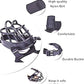 Basket Dog Muzzles-Soft Adjustable Breathable Mask Anti Biting Chewing Barking Training Dog Muzzle for Small Medium Large Dogs (Black, 2: Snout 6.7-10.2")
