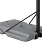 Lifetime 90690 Portable Basketball System, Gray, 44" Polycarbonate Backboard