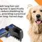 Deshedding Dog Brush for Long Hair (Large,Blue) – Gentle Deshedding tool for Dogs & Cats – Reduces shedding, without damaging topcoat. Removes Loose Fur & Dead Undercoat.