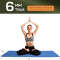 Yoga Mat Non Slip, Anti-Tear 3/16 Thick TPE Yoga Mats for Women and Men, 72"x24" Exercise & Fitness Mat with Carrying Strap, Workout Mats for Yoga, Pilates and Floor Exercise