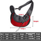 Love Dream Pet Dog Sling Carrier, Breathable Mesh Portable Travel Safe Pet Sling Shoulder Bag Carrier with Adjustable Non-Slip Shoulder Strap for Small Dogs Cats Puppy