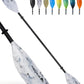 Abahub Adjustable Kayak Paddle 210-230 cm/ 230-250 cm Floating Kayaking Oars Boating Oars Canoeing Oars Black