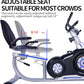 Adjustable Magnetic Indoor Cycling Bike with Tablet Mount & Comfortable Seat - 8-Level Resistance for Home Workouts