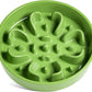 LE TAUCI Slow Feeder Dog Bowls Ceramic, 3 Cups Slow Feeding Dog Bowl Medium Large Breed, Pet Bowl for Fast Eaters, Puzzle Pet Dishes,Clover Green